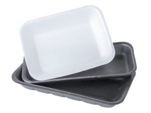 Polystyrene containers