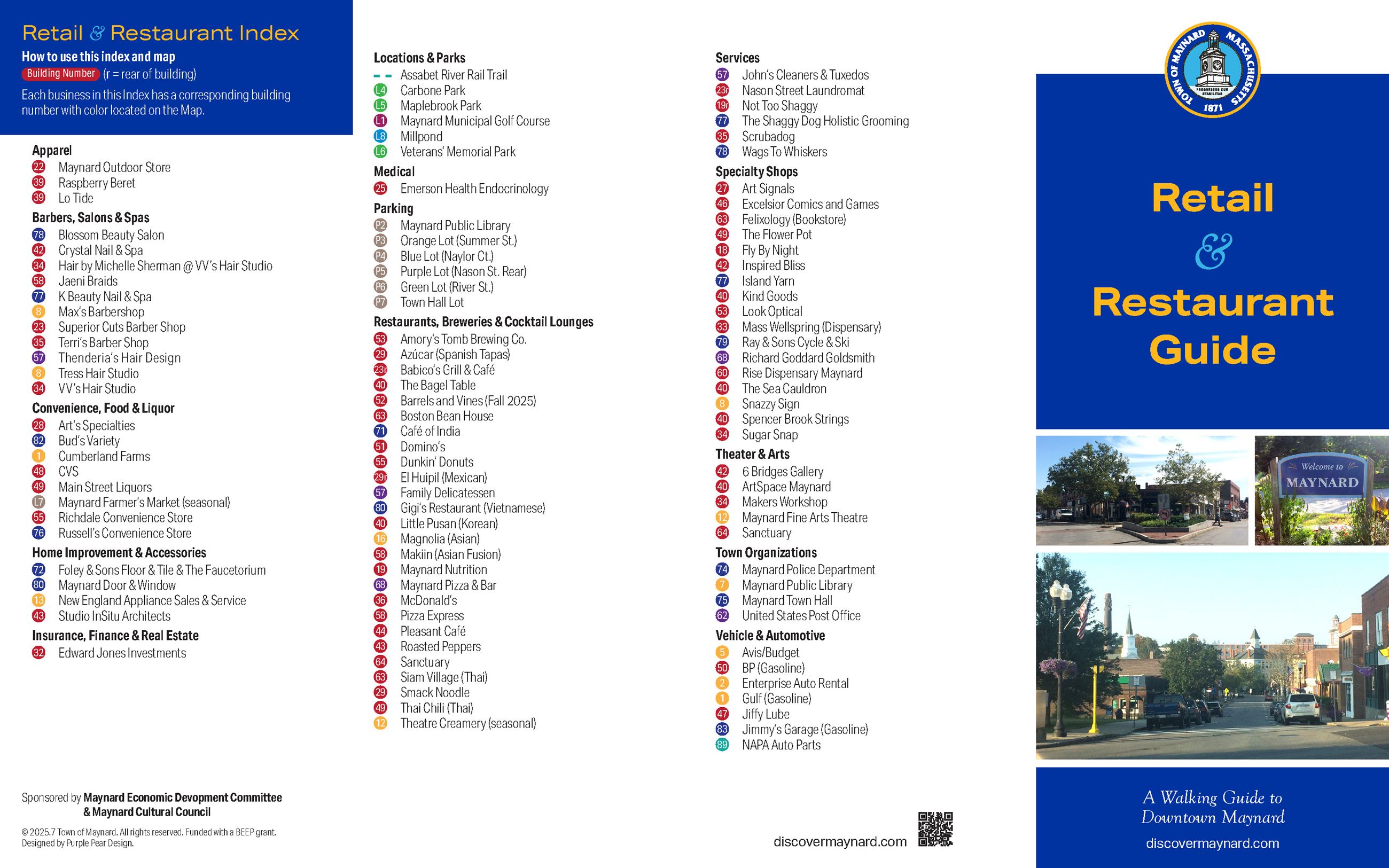 Maynard Retail - Restaurant Guide - 07-25_Page_1